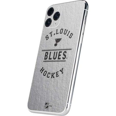 NHL St. Louis Blues Black Text iPhone 11 Pro Skin